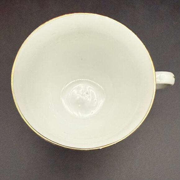 Vintage Rose Canton Famille Rose Zhongguo Zhi Zao Chinese Porcelain Teacups - Picture 15 of 15